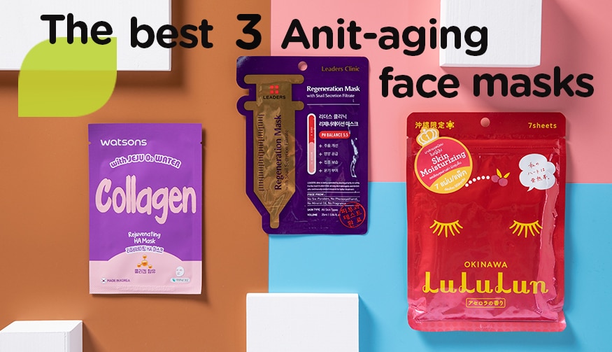 The 3 best Anti aging face masks Watsons Thailand