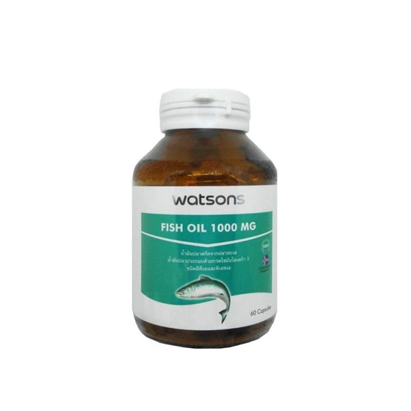 Cod Fish Oil Watson 10 น้ำมันปลายี่ห้อไหนดี 2026 ช่วยลดไขมัน บำรุงสมอง | Watsons Thailand
