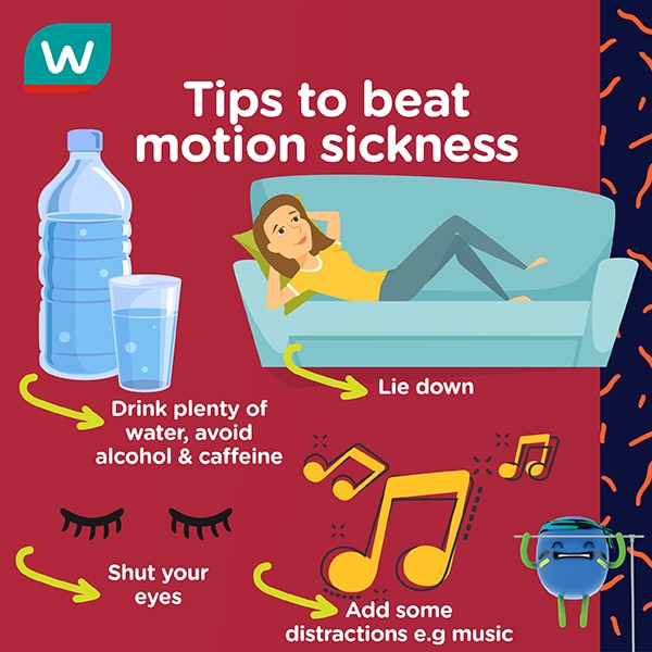 Motion Sickness Symptoms Remedies And Treatment Watsons Thailand