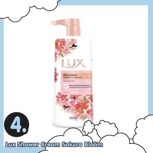 ครีมอาบน้ำตัวหอม Lux Shower Cream Sakura Bloom