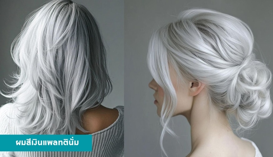 ผมสีเงินแพลทตินั่ม