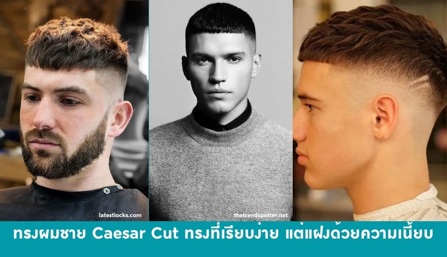 ทรงผมผู้ชาย Caesar Cut ทรงที่เรียบง่าย แต่แฝงด้วยความเนี้ยบ