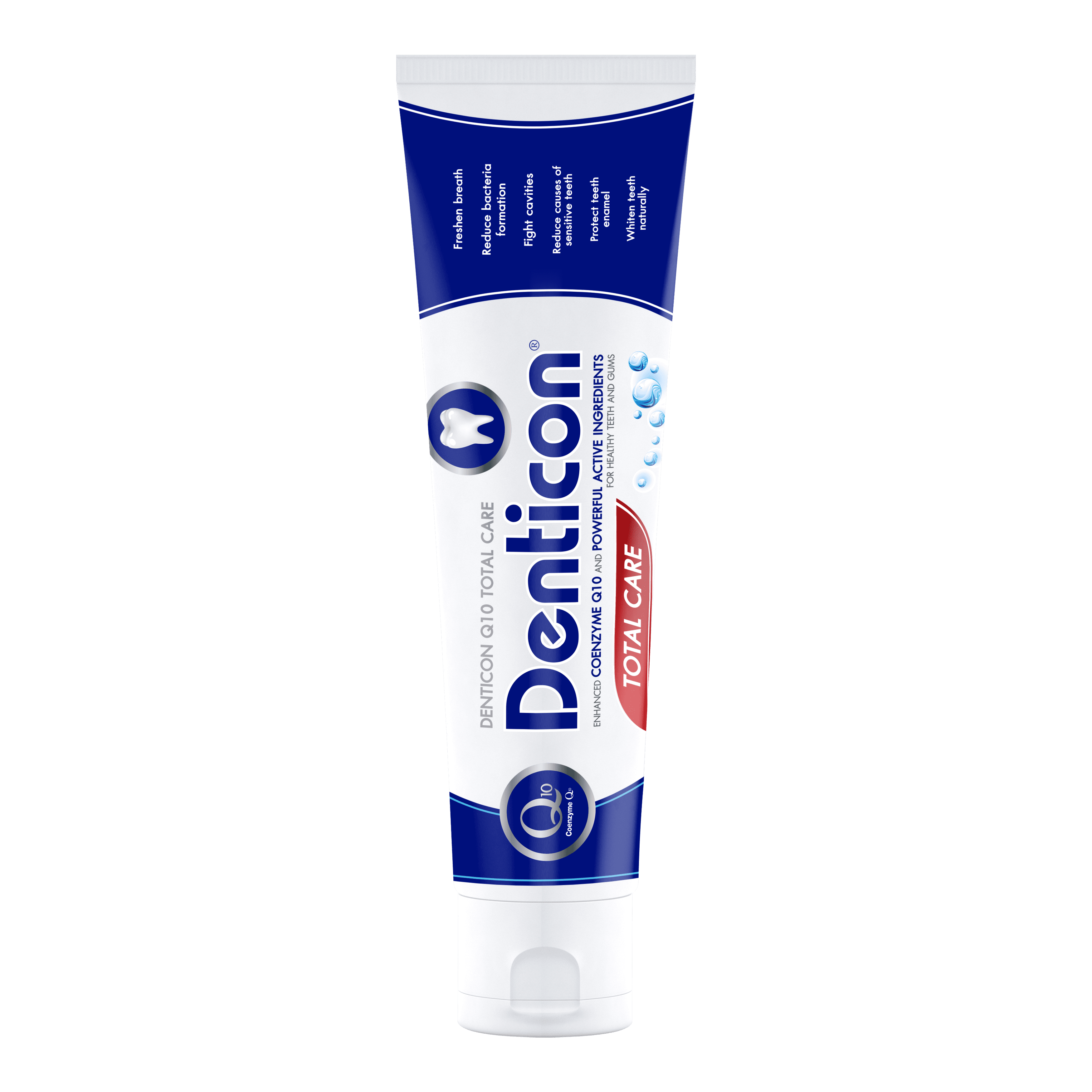 ยาสีฟันฟอกฟันขาว - Denticon Toothpaste Q10 Total Care