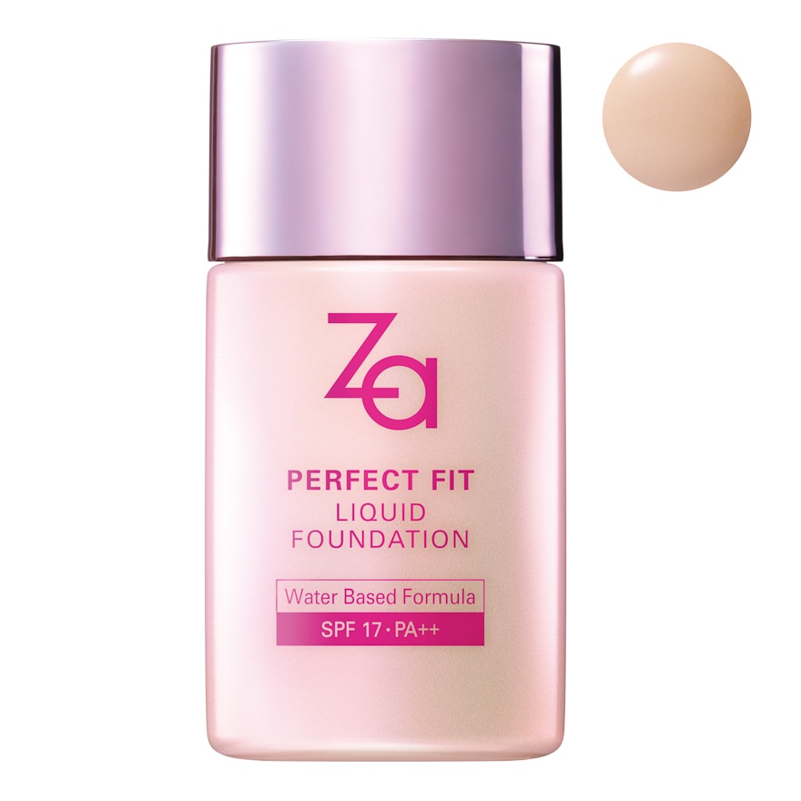 รองพื้นถูกและดี ZA PERFECT FIT LIQUID FOUNDATION