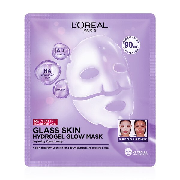 L'OréAl Paris Revitalift Hyaluronic Acid Hydrogel Mask Glass Skin ผิวฉ่ำโกลว์&nbsp;