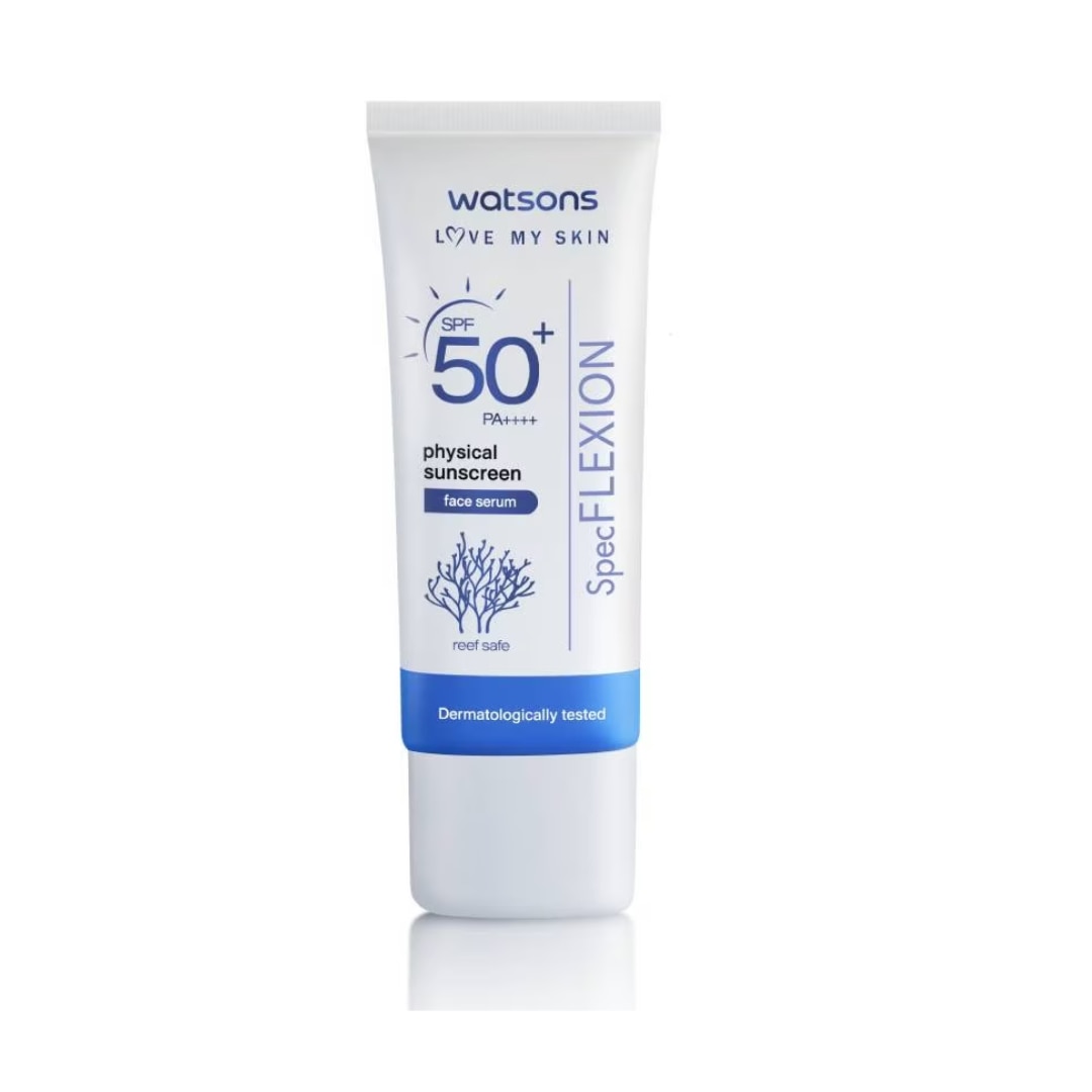 Watsons Physical Sunscreen Face Serum SPF50+ PA++++