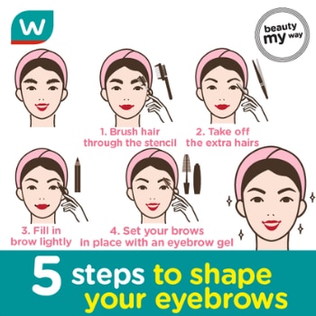 5 steps to shape your eyebrows