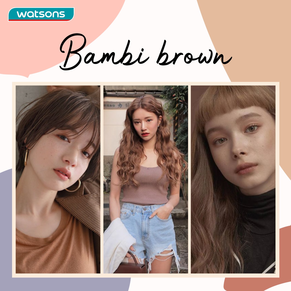 เทรนด์สีผม2020 - Bambi brown