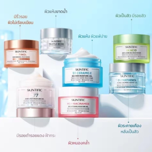 รีวิว Skintific แต่ละสูตร