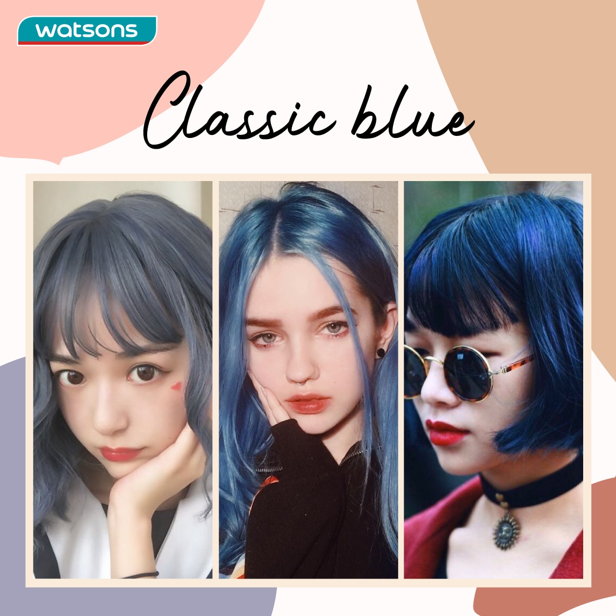 เทรนด์สีผม2020 - Classic Blue