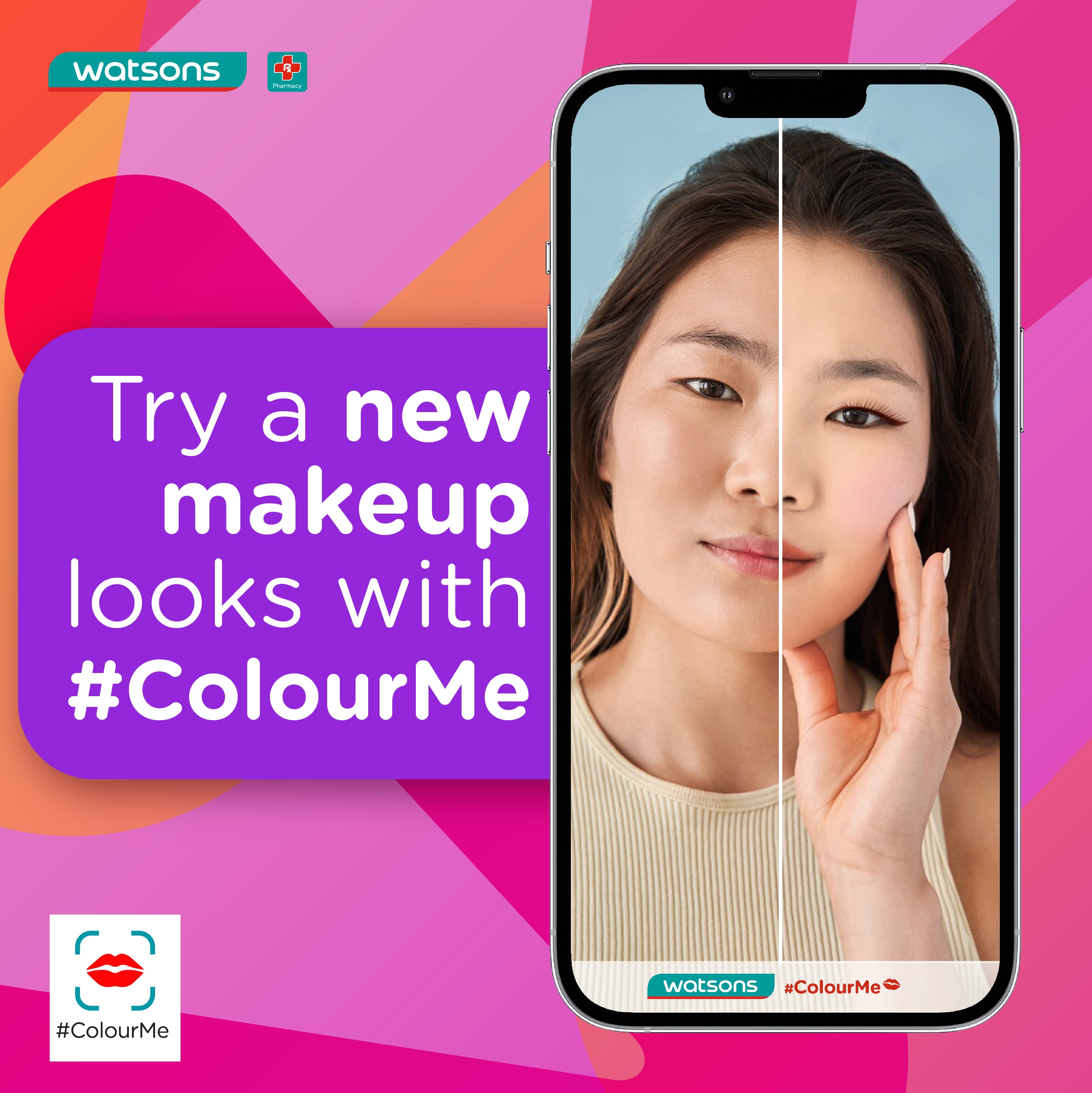 Watsons #ColourMe, AI makeup tool