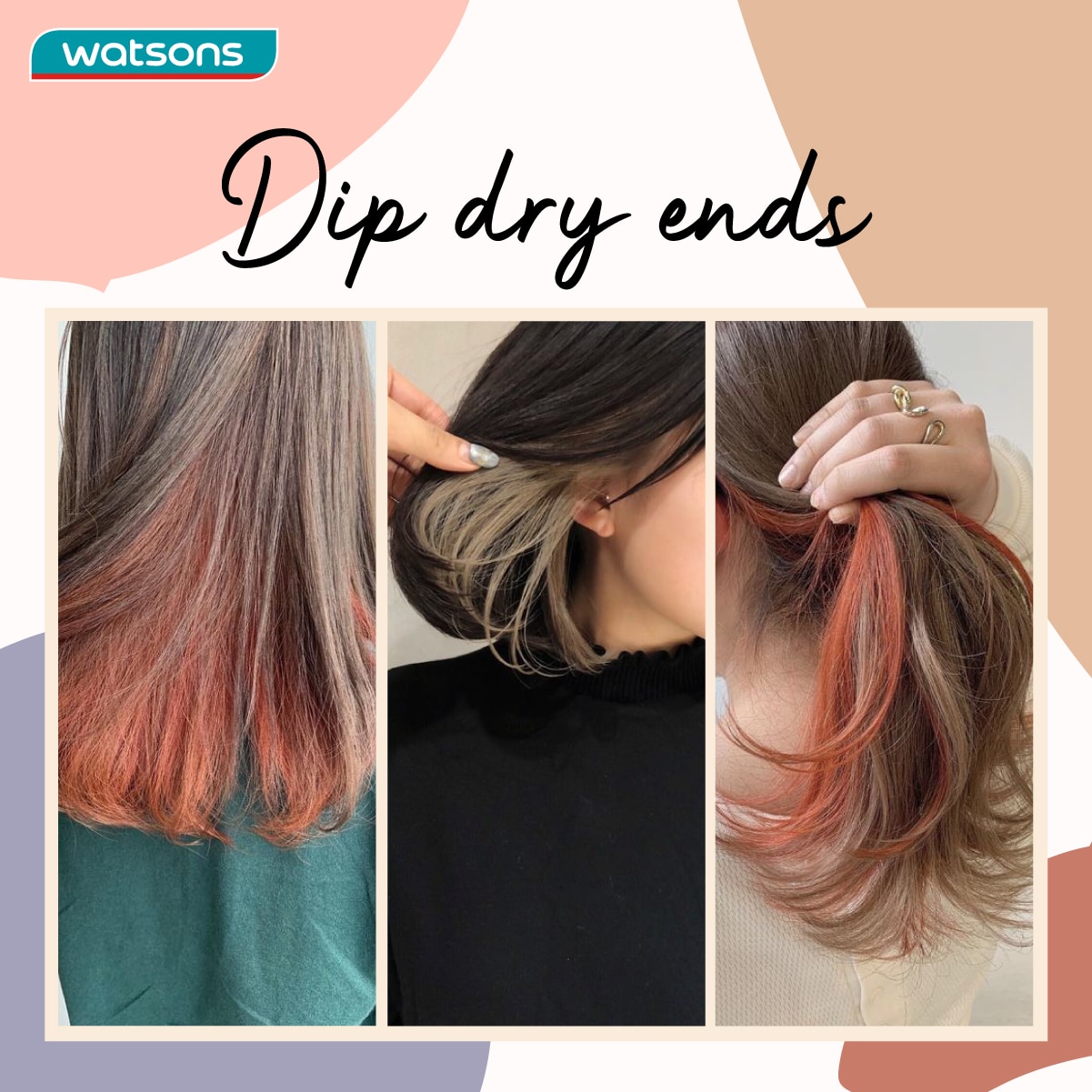 เทรนด์สีผม2020 - Dip dry ends