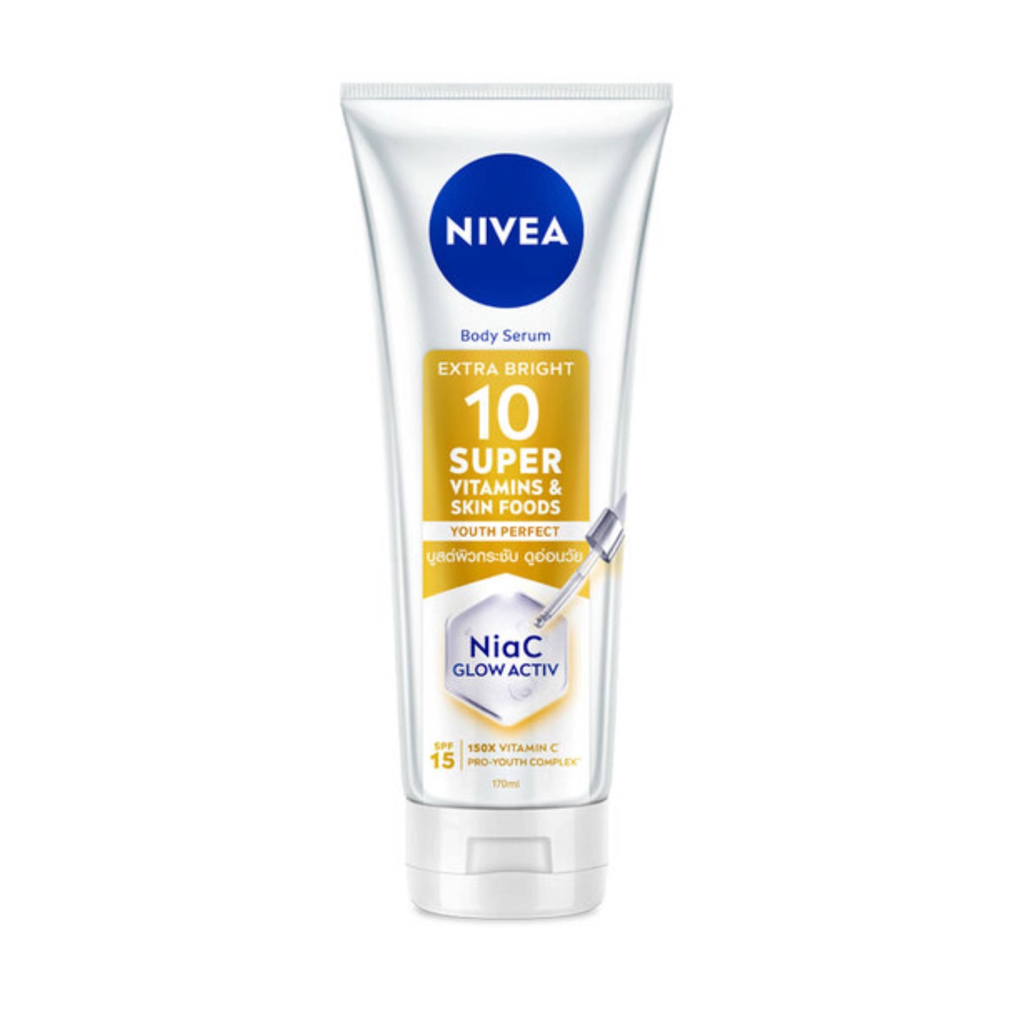 NIVEA Extra Bright 10 Super Vitamins Youth Protect นีเวียโลชั่น กระชับผิว