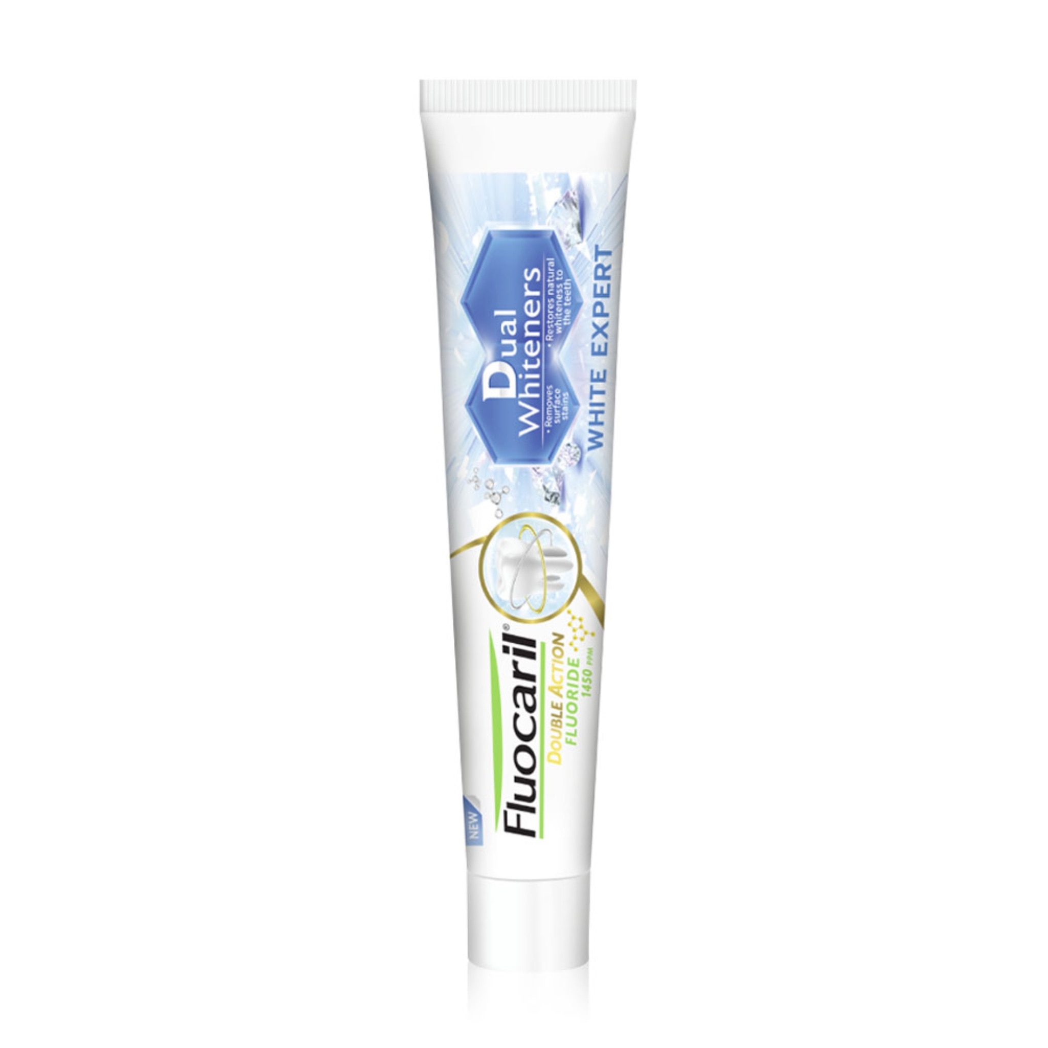 Fluocaril White Expert ยาสีฟันที่มีฟลูออไรด์ ช่วยให้ฟันขาวแบบธรรมชาติ