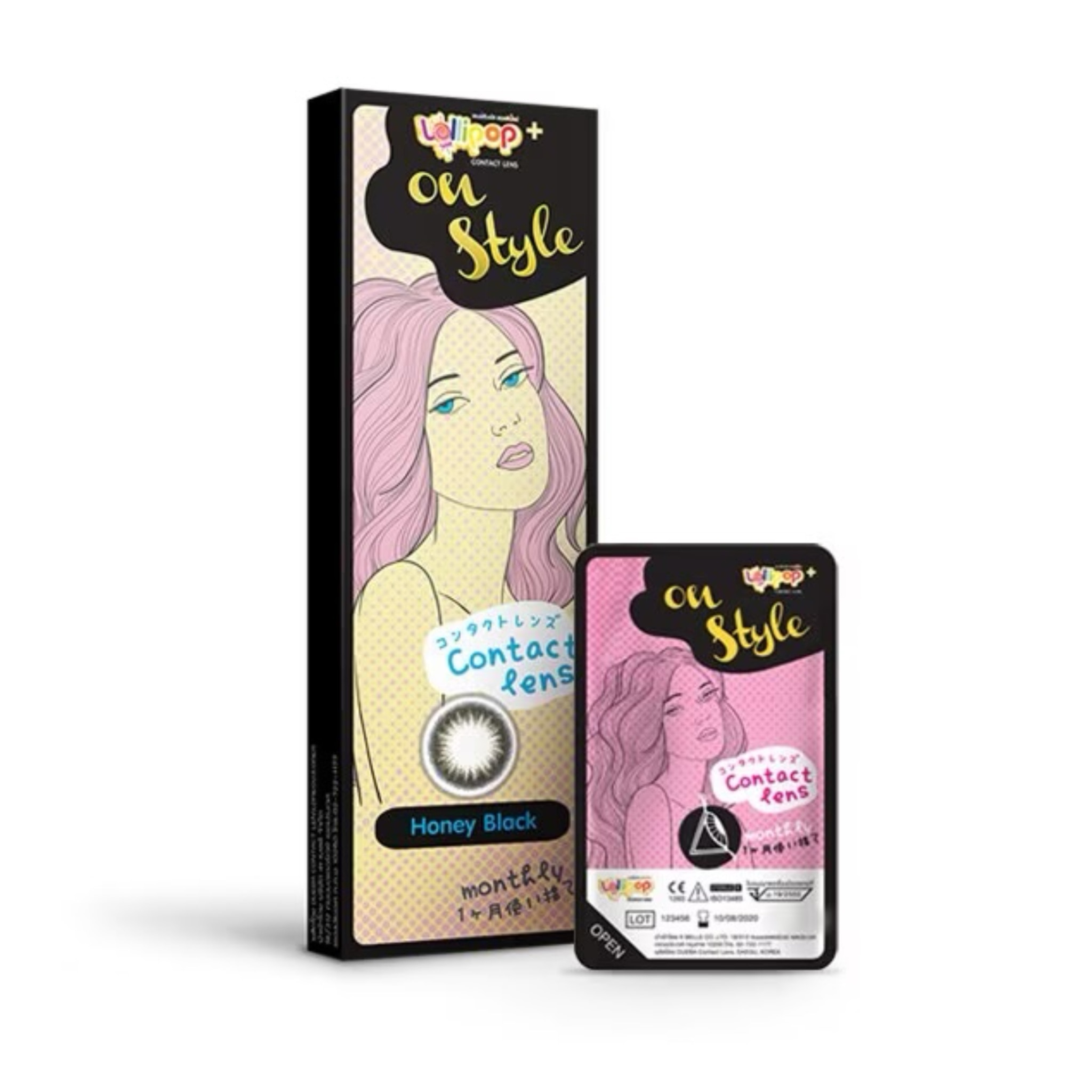 Lollipop คอนแทคเลนส์สายตาสั้น ออนสไตล์ เกาหลี