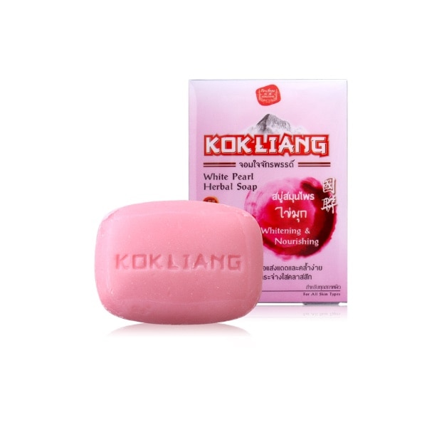 รักษาสิวที่หลังด้วย Kokliang White Pearl Herbal Soap