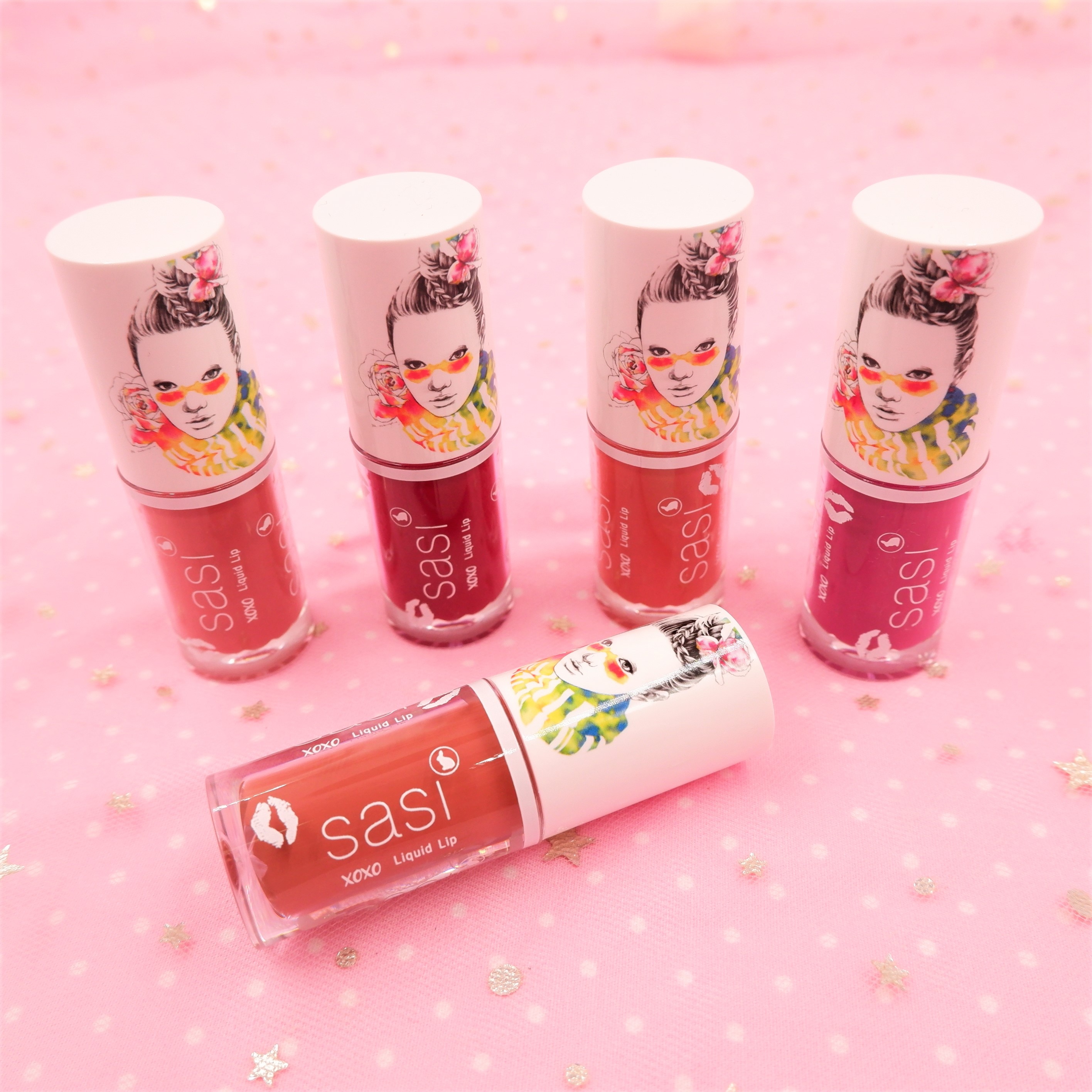 NEW SASI -XO LIPS 5 COLOURS