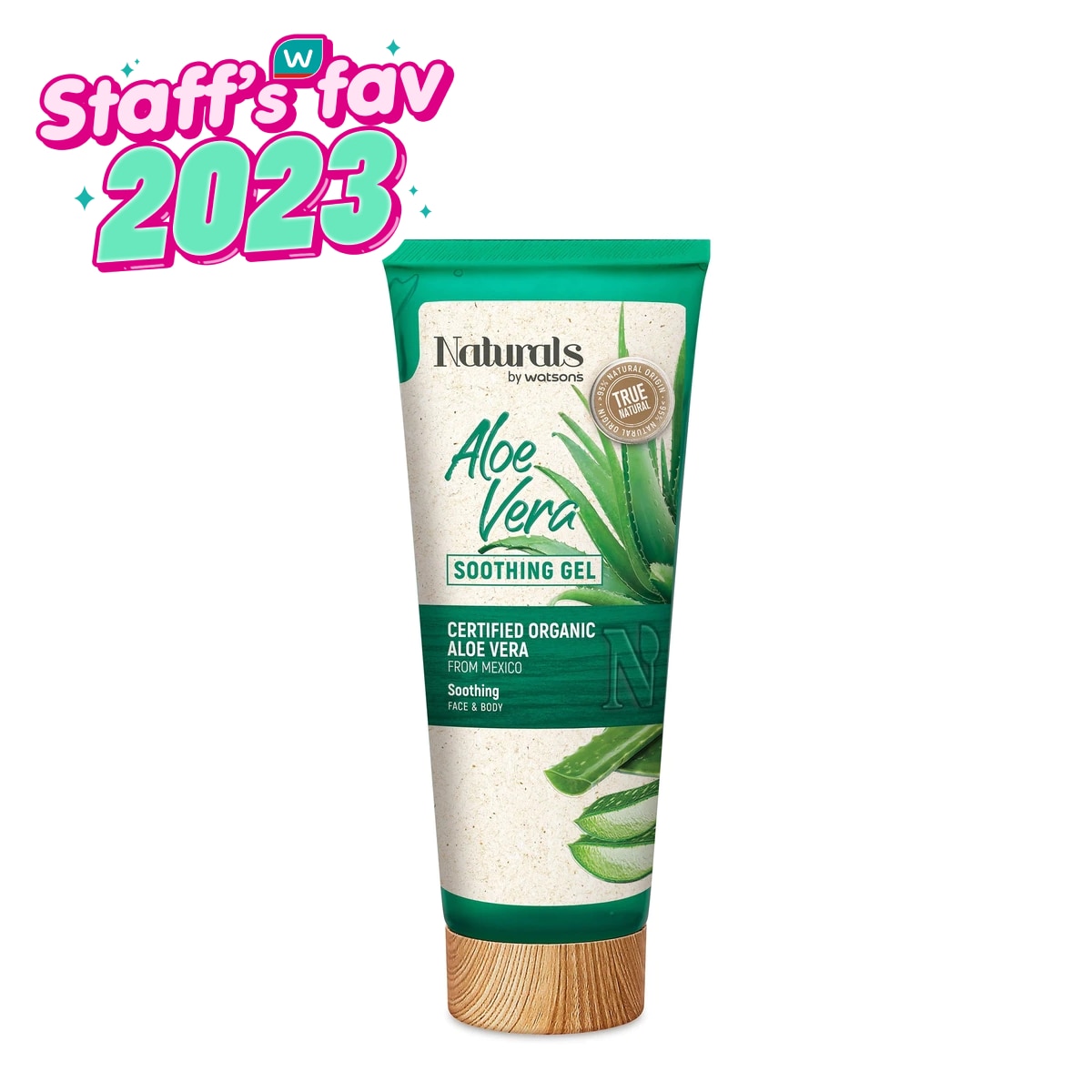 เจลว่านหางซื้อซ้ำ Naturals By Watsons True Natural Aloe Vera Face Body Soothing Gel 