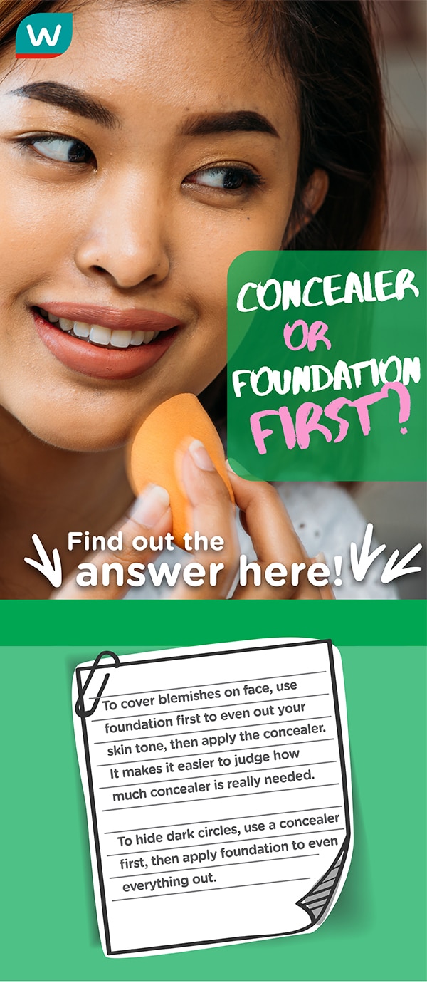 concealer or foundation first?