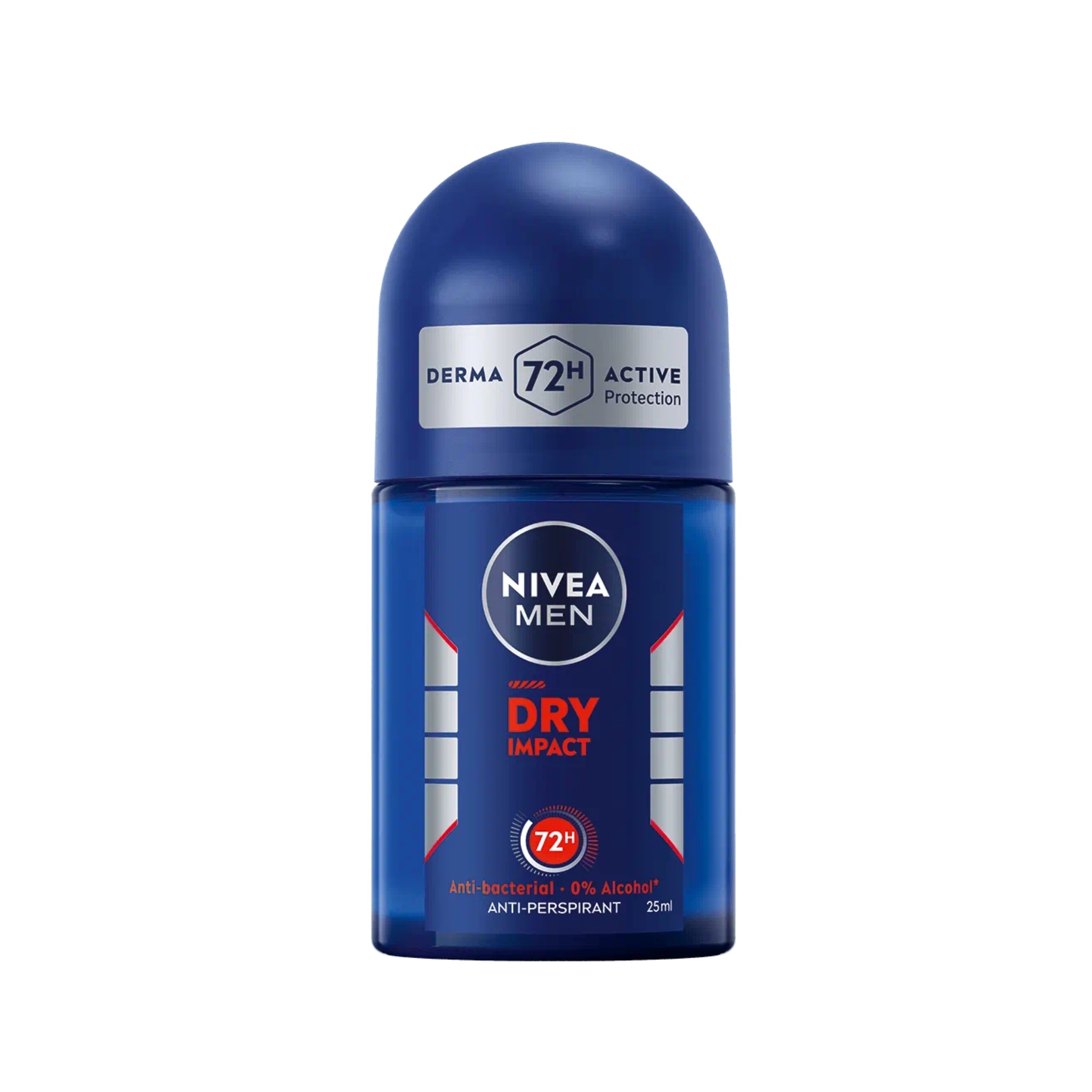 NIVEA Men Dry Impact 72H โรลออน ลดเหงื่อ แห้งเร็ว สูตรระงับเหงื่อ