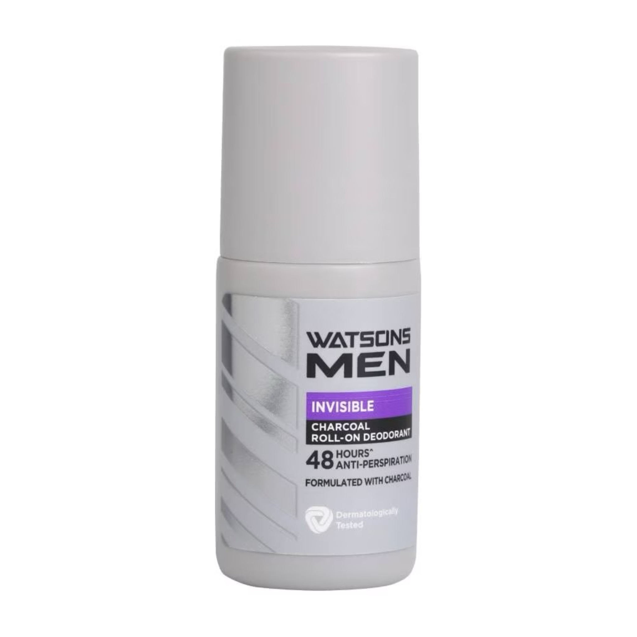 Watsons Men Invisible Charcoal Roll-on โรลออนผู้ชาย ชาร์โคล ดีท็อกซ์ผิว