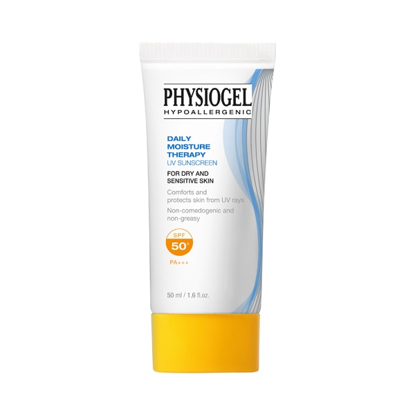 ทา PHYSIOGEL Daily Moisture Therapy UV Sunscreen SPF50+ PA++++ ครีมกันแดดผิวแพ้ง่ายใช้อะไรดี