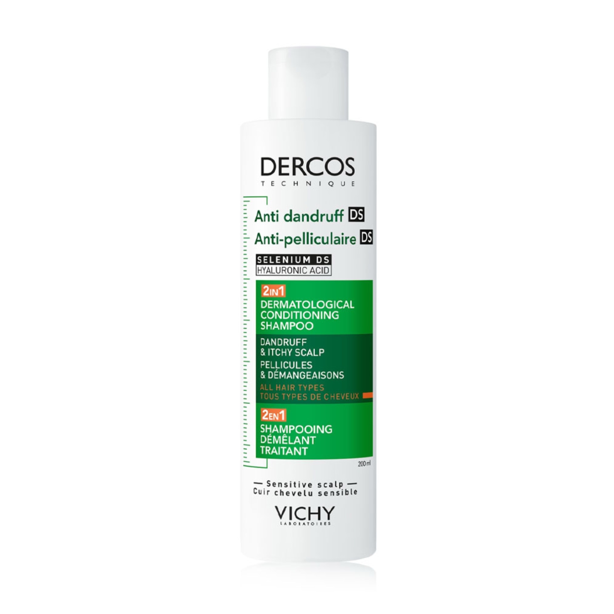 VICHY Dercos Anti-Dandruff DS 2in1 แชมพูสระผม