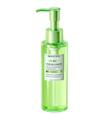 Skintific 3X Acid Acne Gel Cleanser