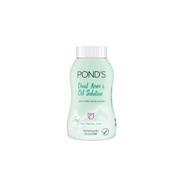 แป้งฝุ่น ยี่ห้อไหนดี Pond's พอนด์ส พาวเดอร์ ดูอัล แอคเน่ แอนด์ ออย โซลูชั่น
