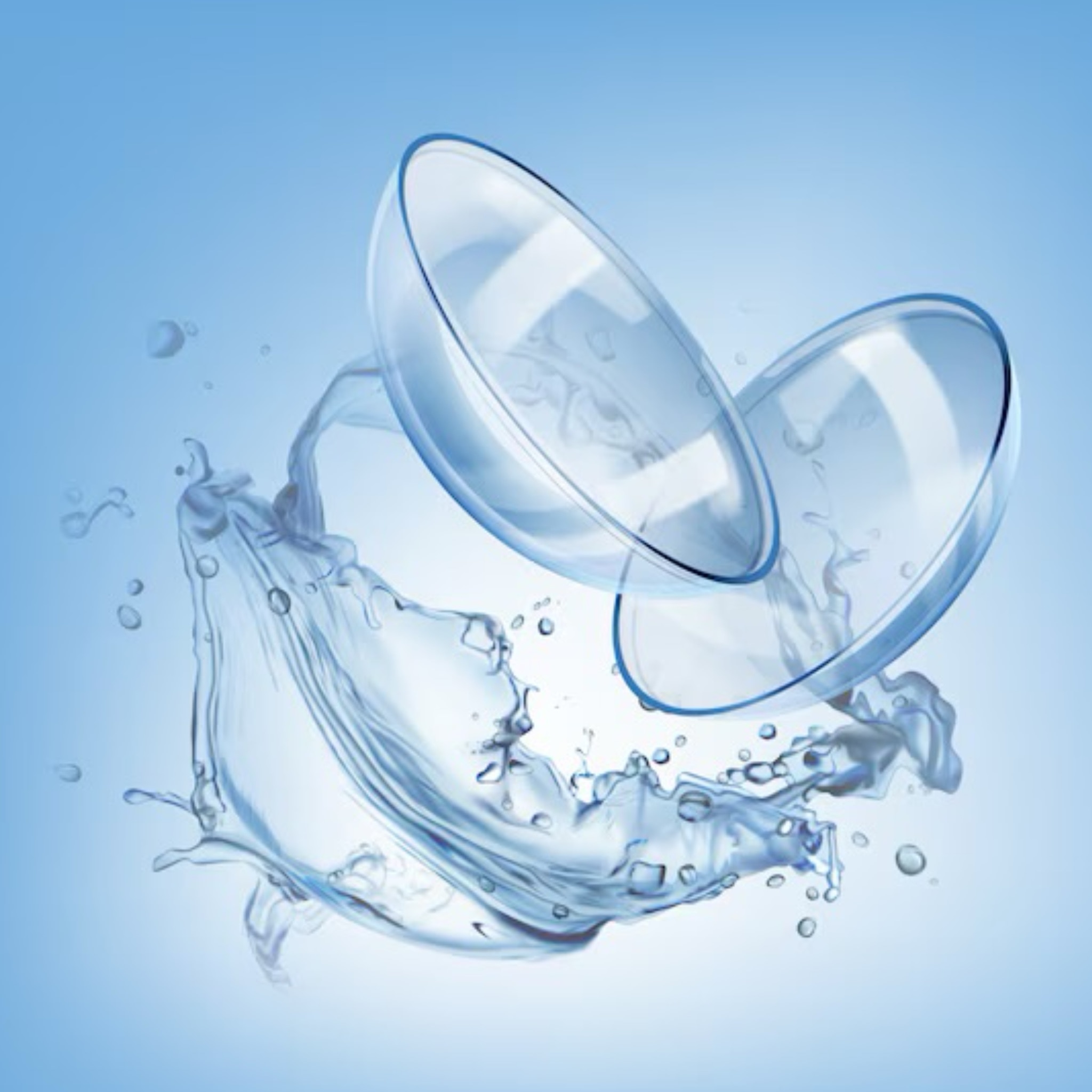 น้ำยาล้างคอนแทคเลนส์ ประเภทเลนส์นิ่ม แข็ง และซิลิโคนไฮโดรเจล