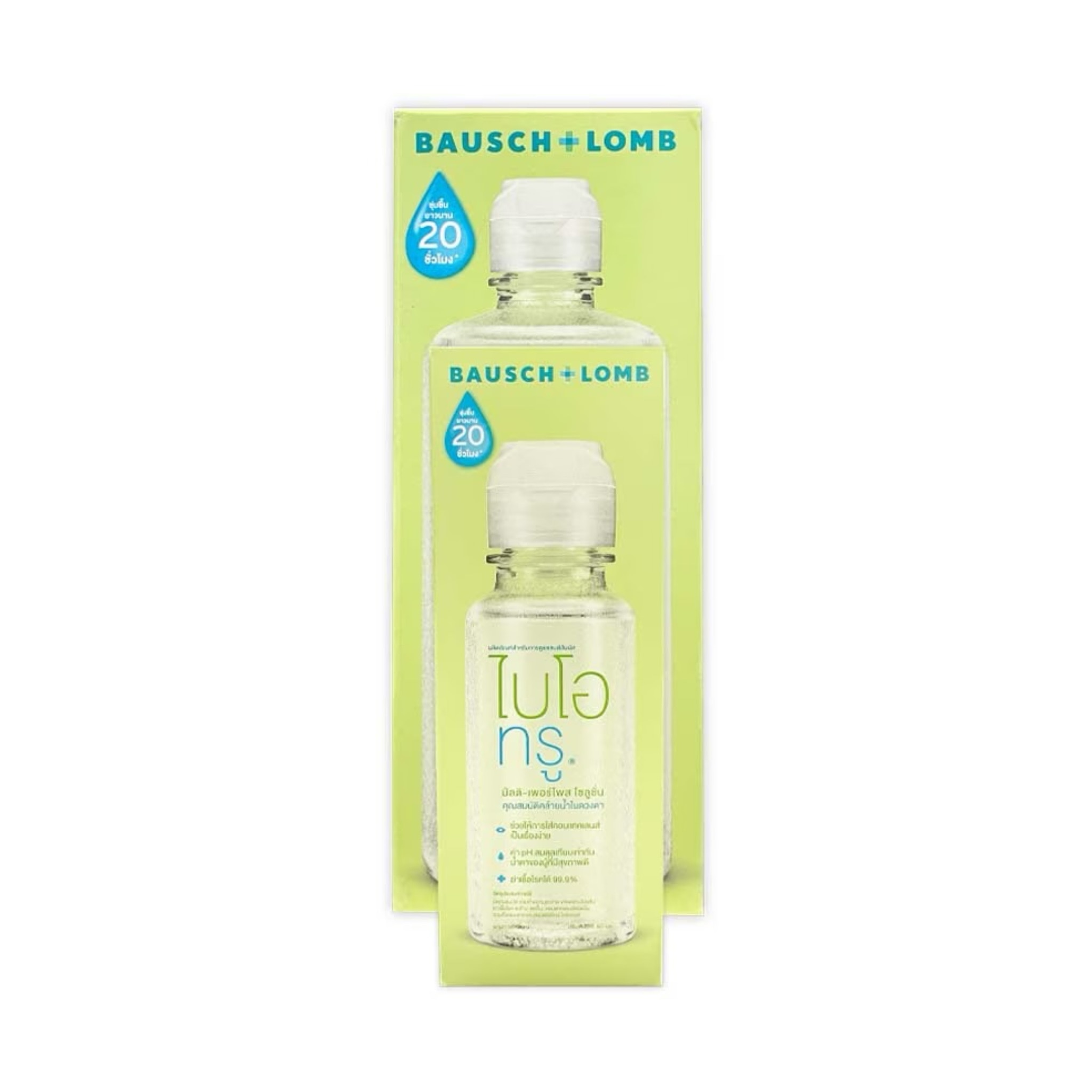  น้ำยาล้างคอนแทคเลนส์ Renu Biotrue สูตร Hyaluronan ชุ่มชื้น 20 ชั่วโมง