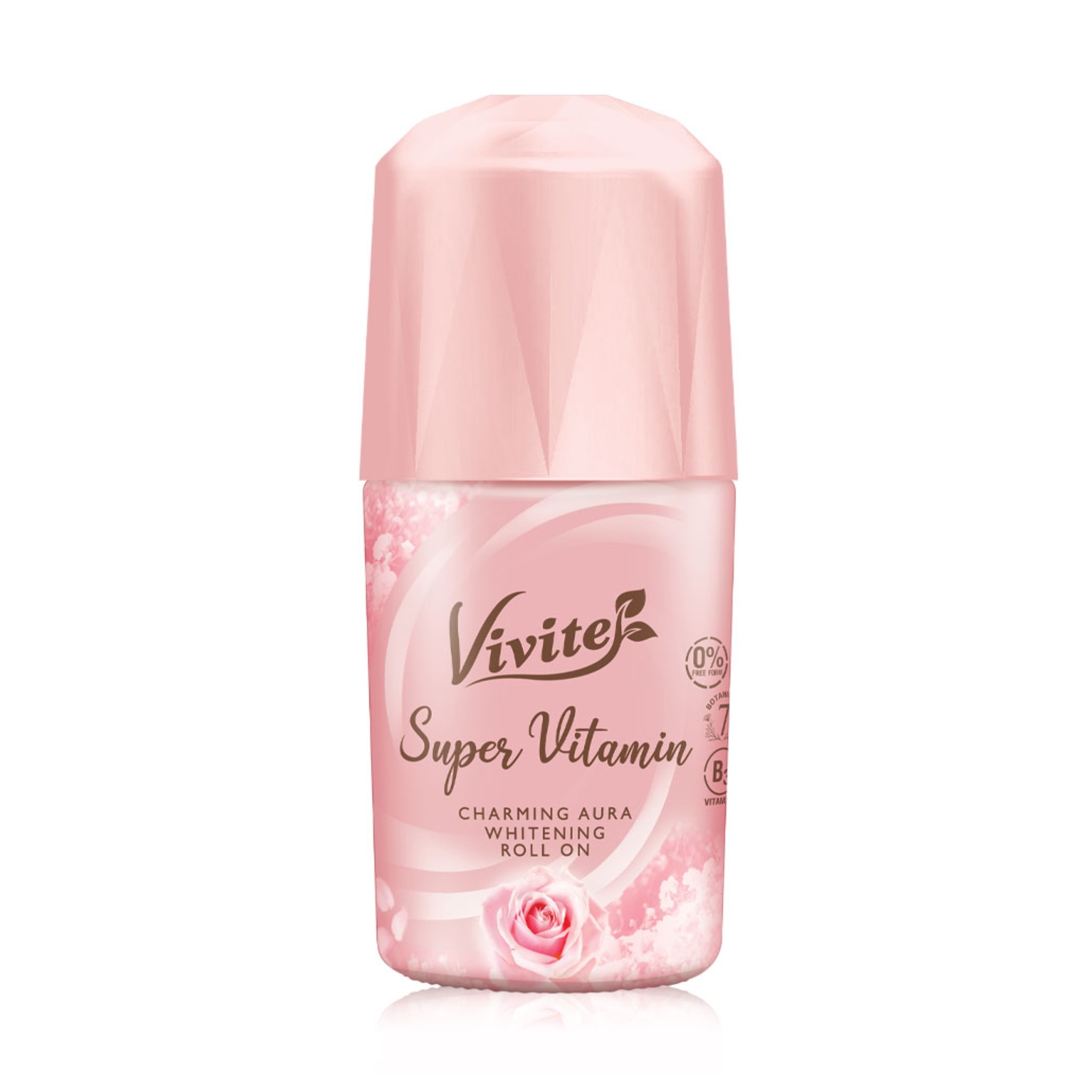 โรลออนผู้หญิง Vivite Super Vitamin Charming Aura Whitening Roll On