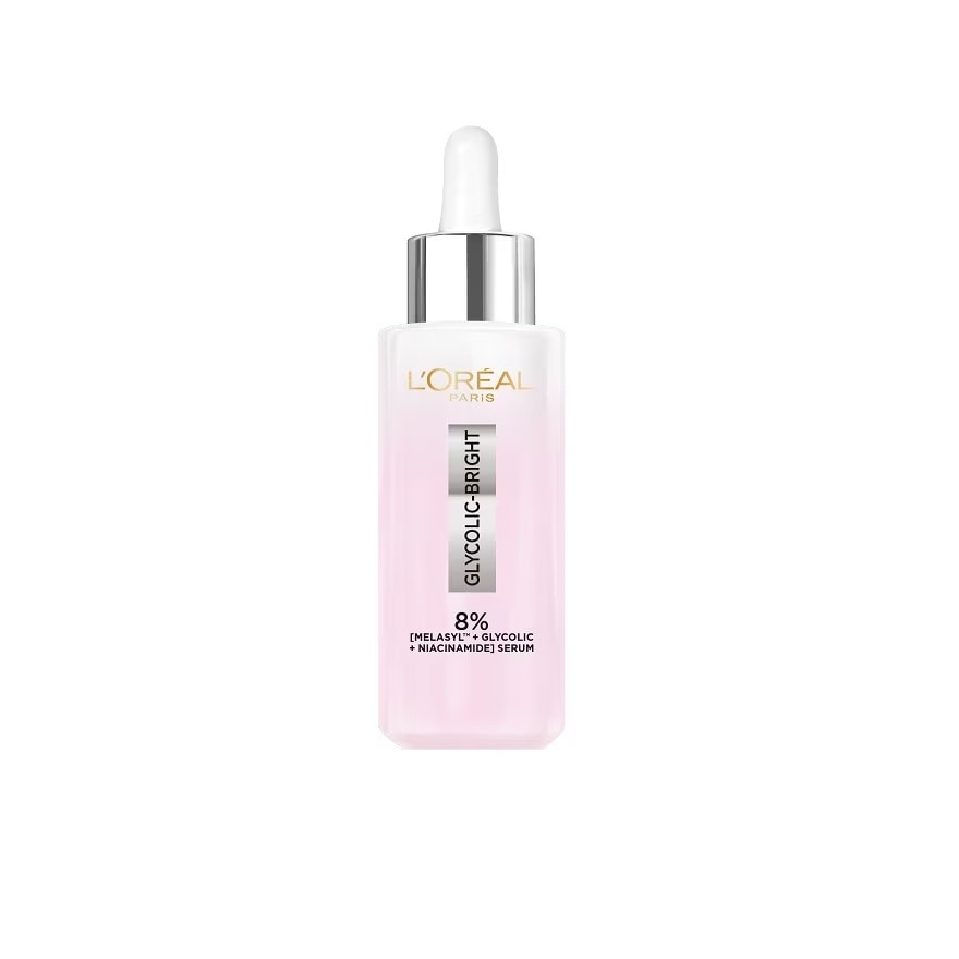 Niacinamide ช่วยอะไร ต้องลอง L’Oreal Paris Glycolic-Bright Anti-Dark Spot Brightening Serum