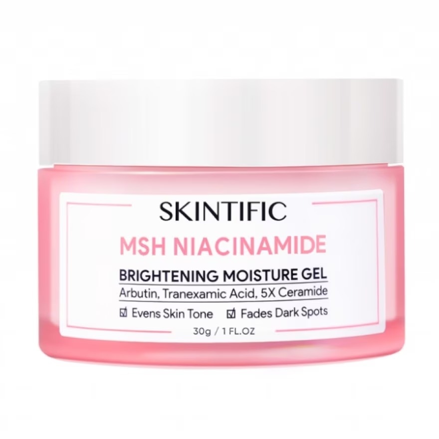 Niacinamide ช่วยอะไร ต้องลอง Skintific MSH Niacinamide Brightening Moisture Gel 
