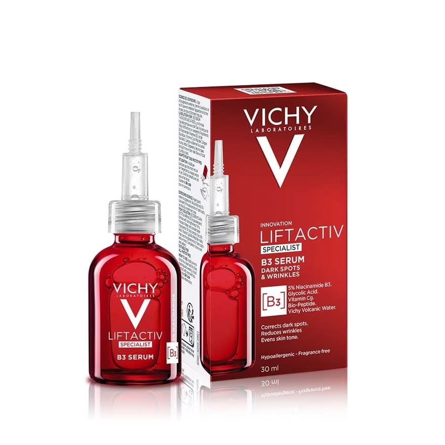 Niacinamide ช่วยอะไร ต้องลอง Vichy Liftactiv B3 Serum Dark Spots Wrinkles
