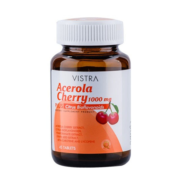 วิตามินเสริมภูมิคุ้มกัน Vistra Acerola Cherry