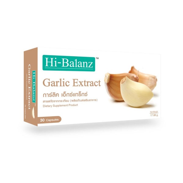 วิตามินเสริมภูมิคุ้มกัน Hi-Balanz Garlic Extract