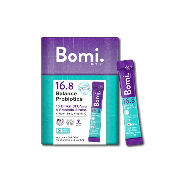 Bomi 16.8 Balance Probiotics อาหารเสริมที่มีประโยชน์ของโพรไบโอติกสูง