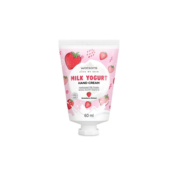 แฮนครีม Watsons Milk Yogurt Hand Cream Strawberry Extract