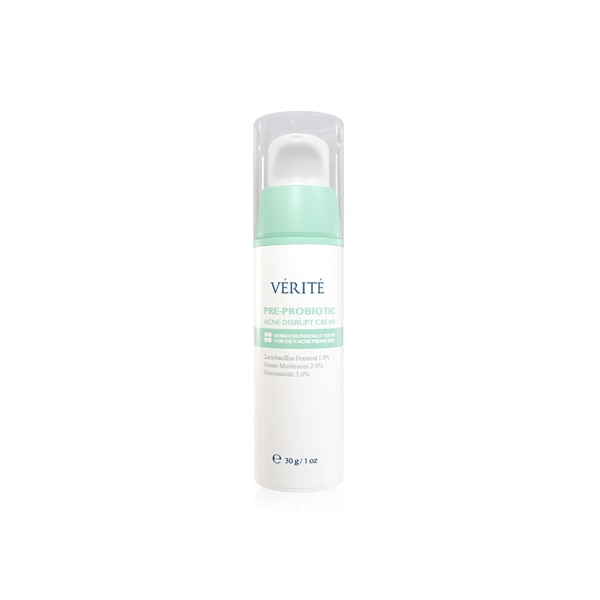 ที่แต้มสิวจาก Verite Pre Probiotic Acne Disrupt Cream