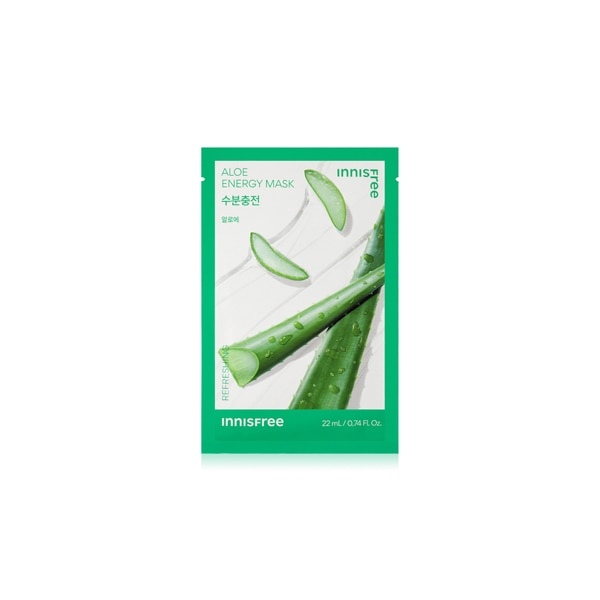 มาสก์ป้องกันหน้าลอก Innisfree Aloe Energy Mask