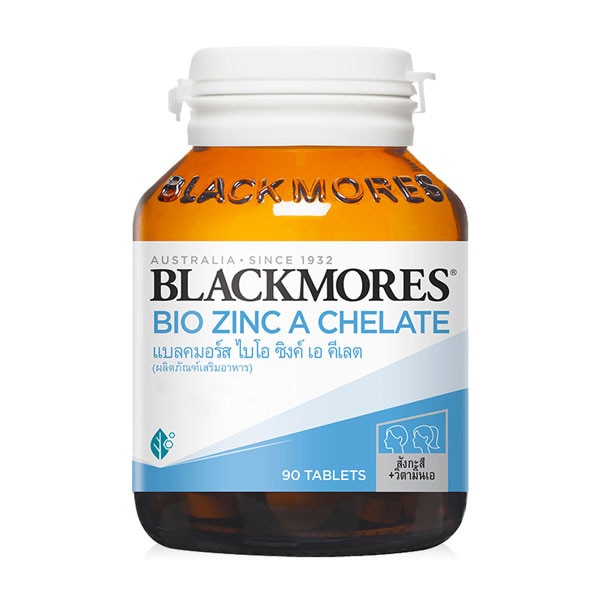 Blackmores Bio Zinc A Chelate อาหารเสริมภูมิคุ้มกันที่ประกอบด้วยซิงค์