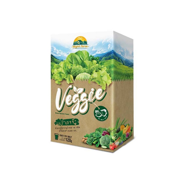 Veggie Wynn Farm อาหารเสริมจากผัก 30 ชนิด ช่วยลดอาการท้องผูก ปวดท้องถ่ายไม่ออก