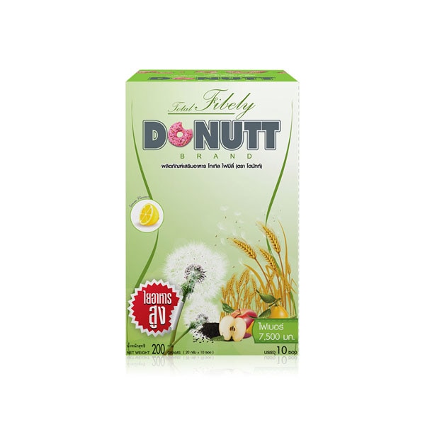 DONUTT Total Fibely ช่วยขจัดของเสีย
ลดอาการท้องผูก ปวดท้องถ่ายไม่ออก