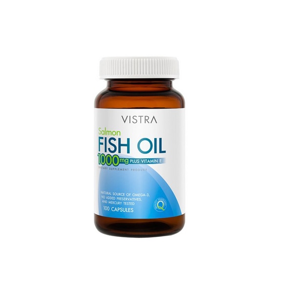 อาหารเสริมน้ำมันปลา Vistra Salmon Fish Oil