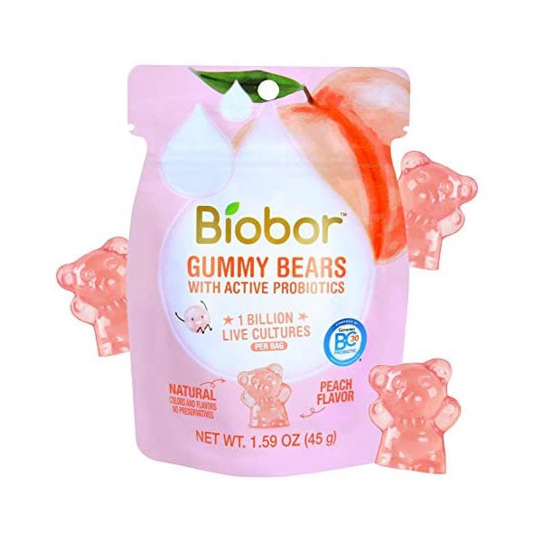 Biobor Active Probiotic Gummy Bear อาหารเสริมในรูปแบบกัมมี่แบร์ ลดอาการท้องผูก ปวดท้องถ่ายไม่ออก