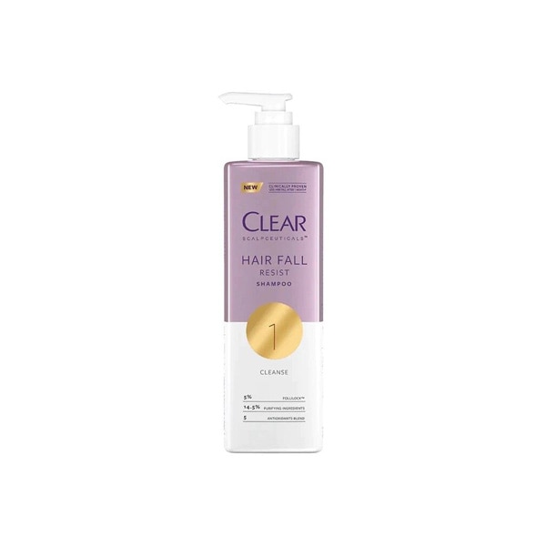 แชมพูช่วยลดผมร่วง อย่างClear Scalpceuticals Shampoo Hair Fall Resist