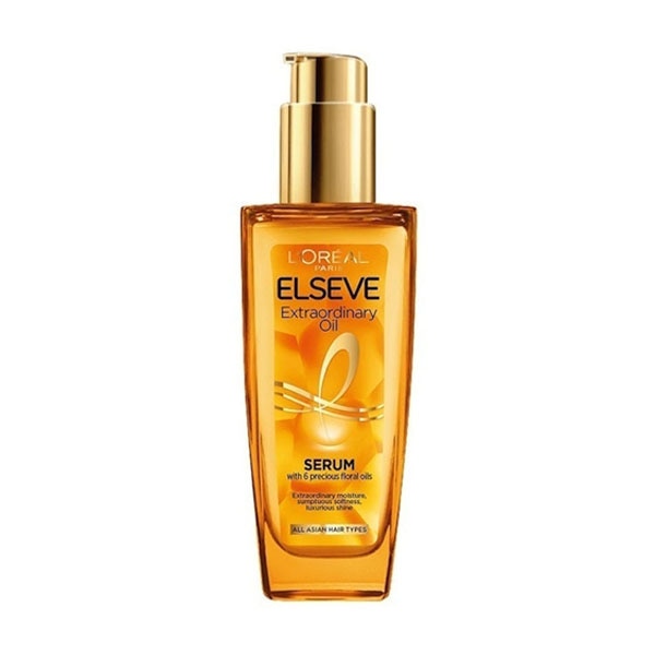 L'Oreal Paris Elseve Extraordinary Oil Serum With 6 Precious Floral Oils เซรั่มบำรุงผมทำสีสกัดจากน้ำดอกไม้