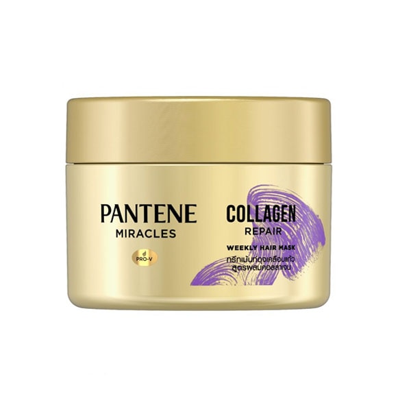 Pantene Pro-V Miracles Collagen Repair Weekly Hair Mask มาสก์บำรุงผมทำสีผสมคอลลาเจน