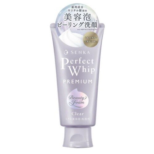 โฟมล้างหน้า SENKA Perfect Whip Premium Clear สูตรสีเทา